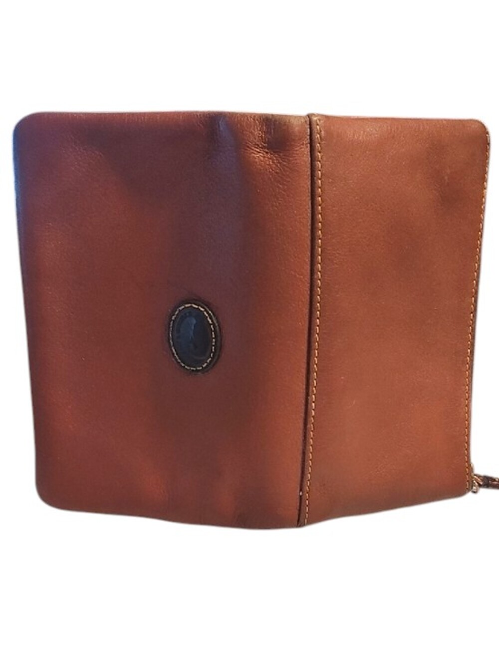 Dooney & Bourke Tan Leather Zip Wallet Clutch GUC - Picture 5 of 6